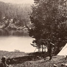 Camp on Mystic Lake, Yellowstone 1873 - Muir Way - Photograph