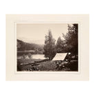 Camp on Mystic Lake, Yellowstone 1873 - Muir Way - Photograph