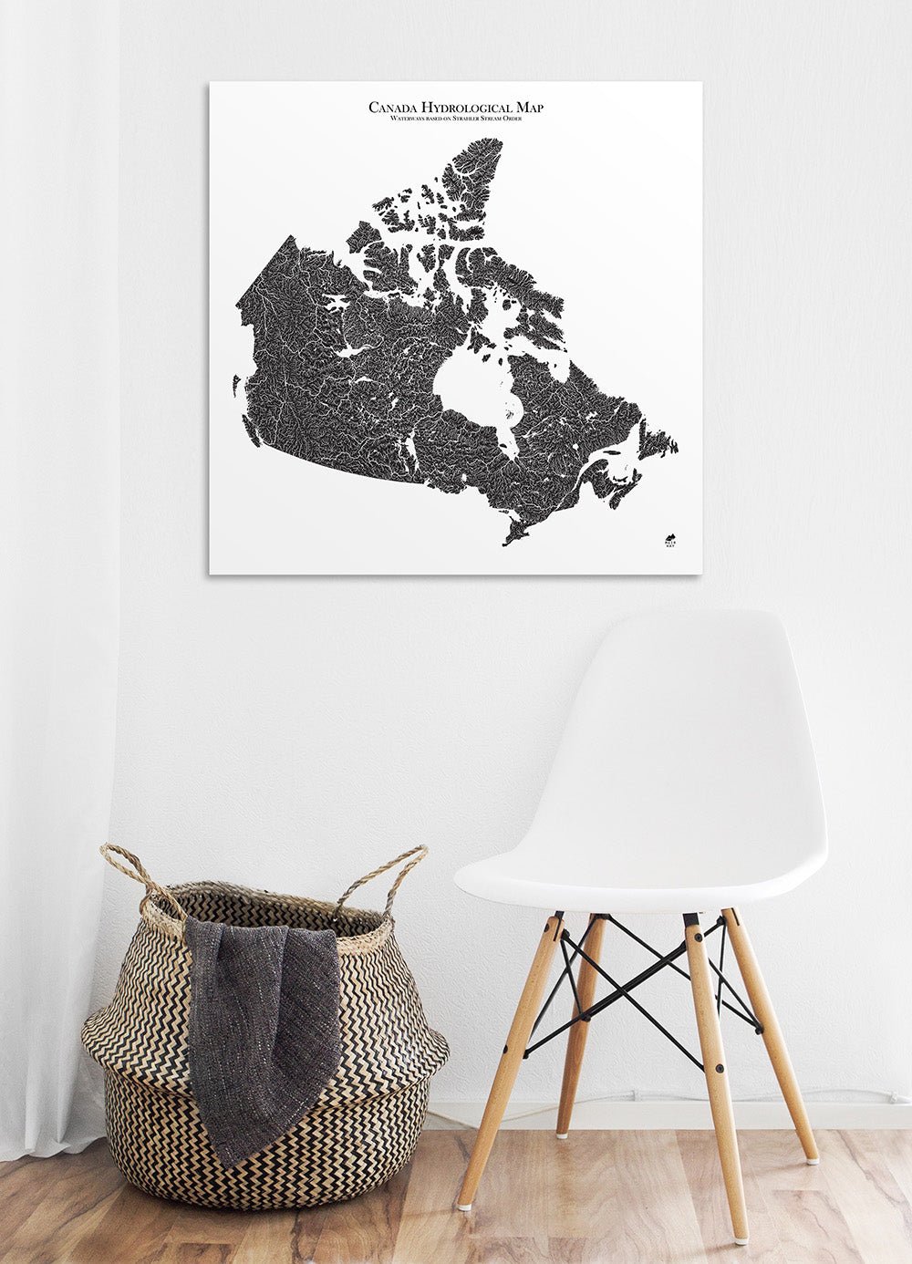 Hydrological Map of Canada - Muir Way - Hydrology