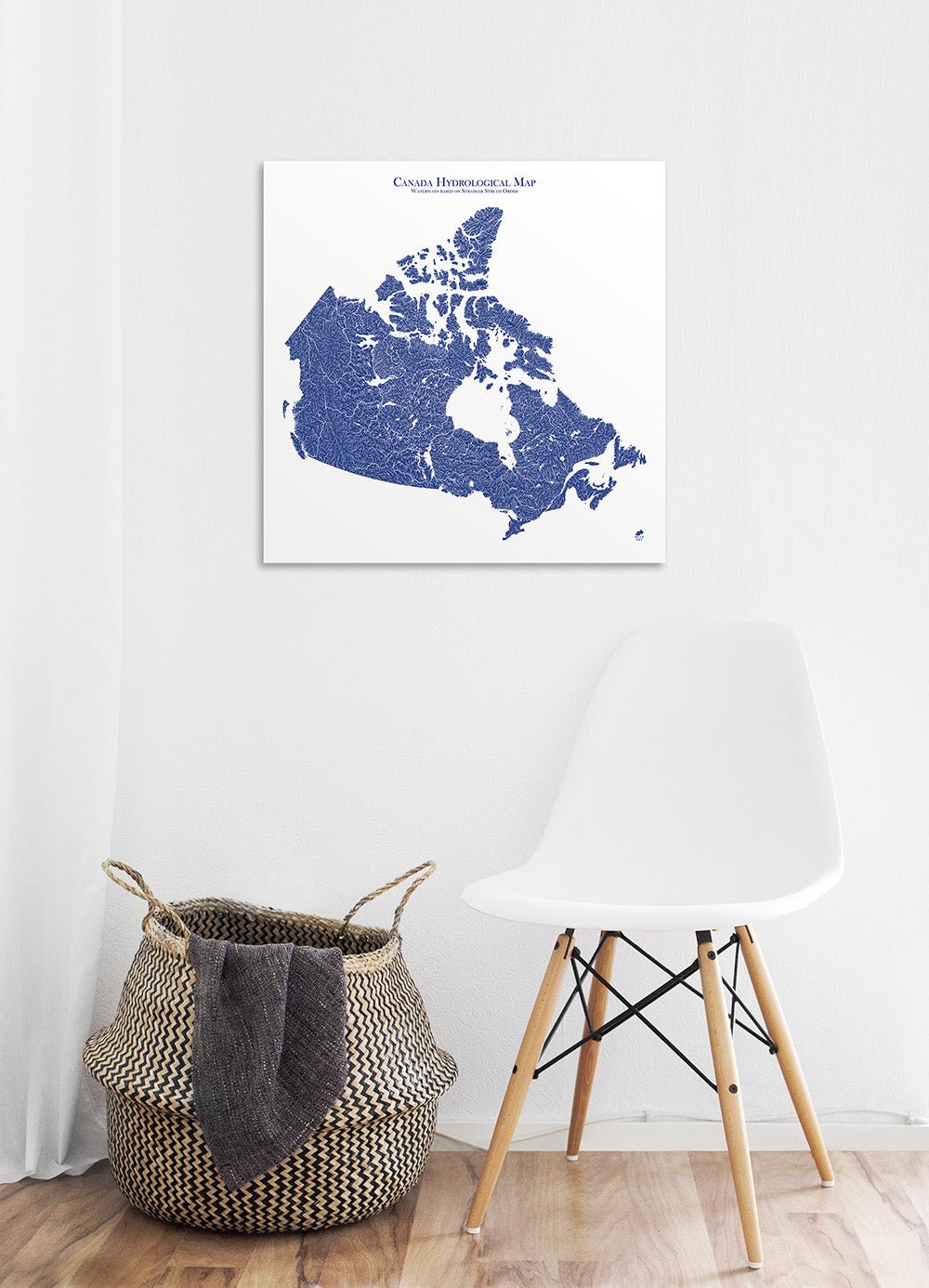 Hydrological Map of Canada - Muir Way - Hydrology