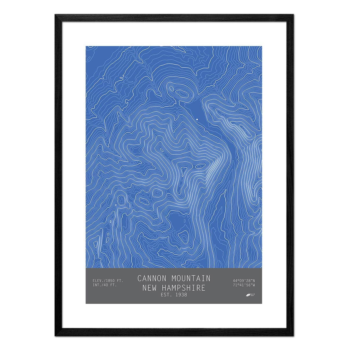 Cannon Mountain, New Hampshire - Muir Way - TOPO Series