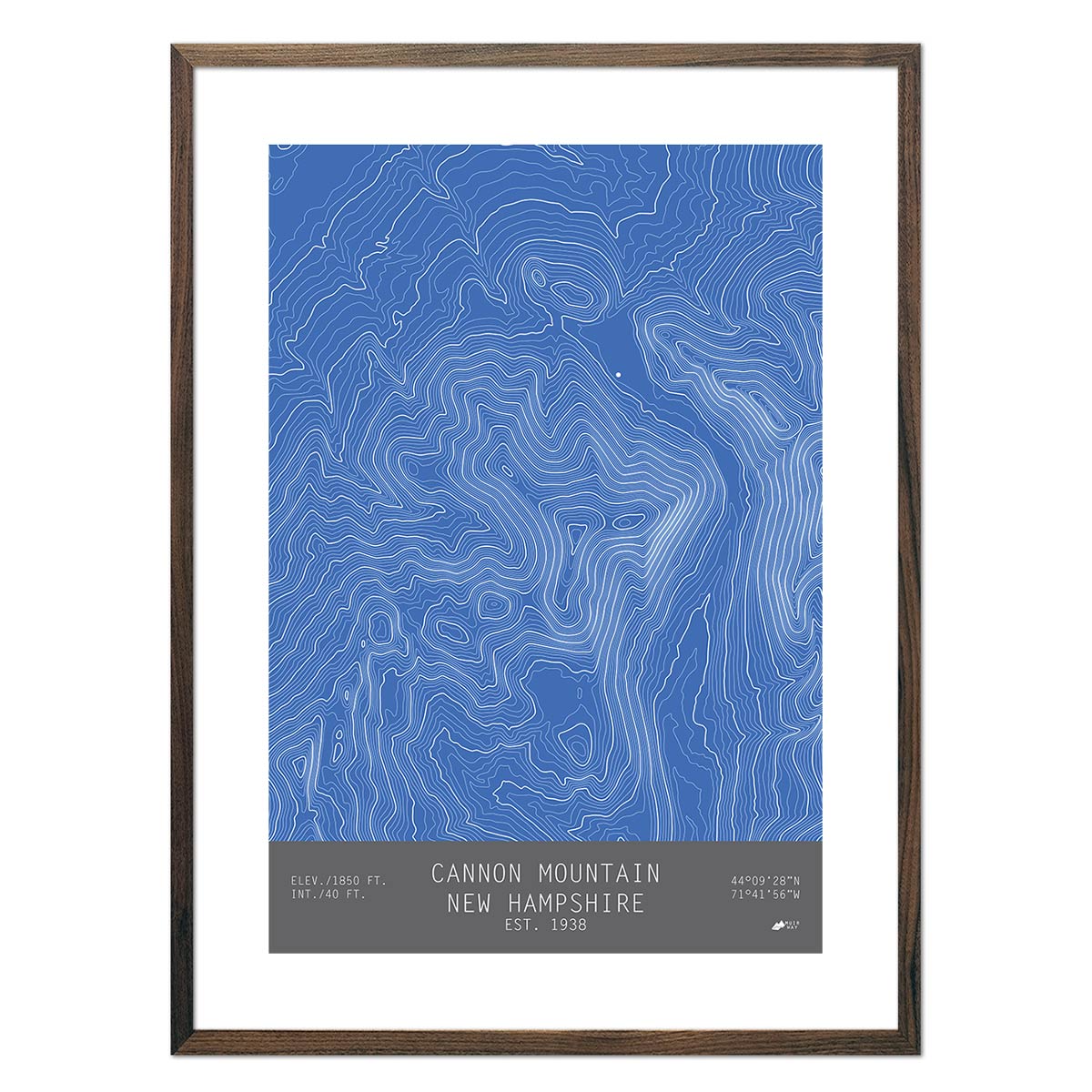 Cannon Mountain, New Hampshire - Muir Way - TOPO Series
