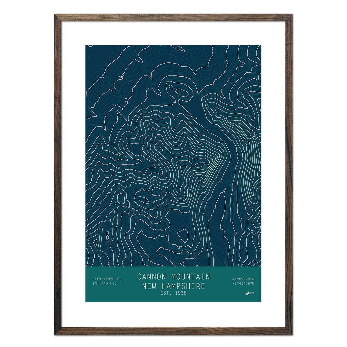 Cannon Mountain, New Hampshire - Muir Way - TOPO Series