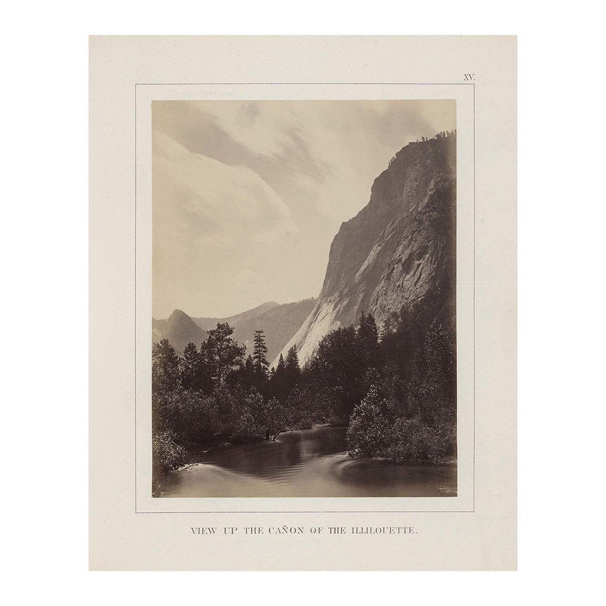 Canyon and Illilouette, Yosemite 1868 - Muir Way - Photograph