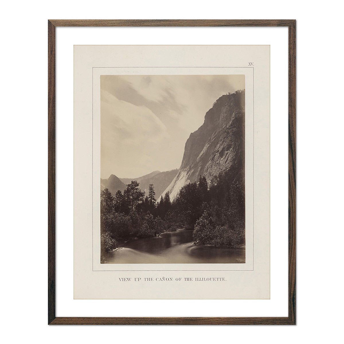 Canyon and Illilouette, Yosemite 1868 - Muir Way - Photograph