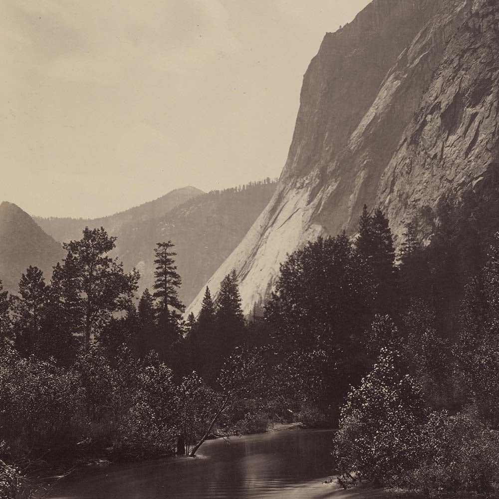 Canyon and Illilouette, Yosemite 1868 - Muir Way - Photograph