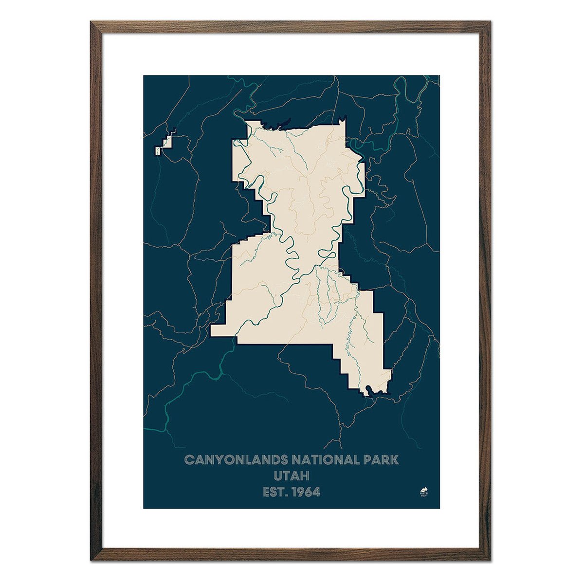 Canyonlands National Park Map - Muir Way - National Park