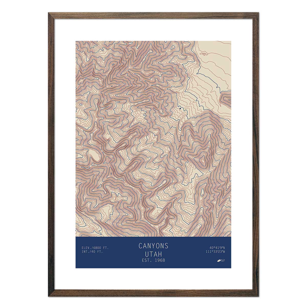 Canyons, Utah - Muir Way - TOPO Series