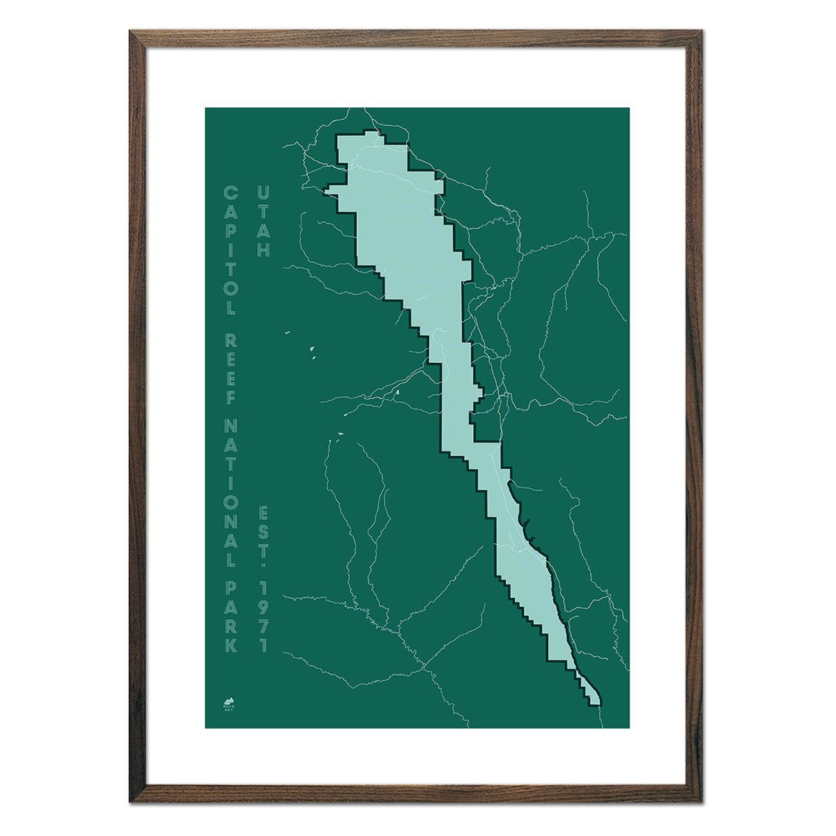 Capitol Reef National Park Map - Muir Way - National Park