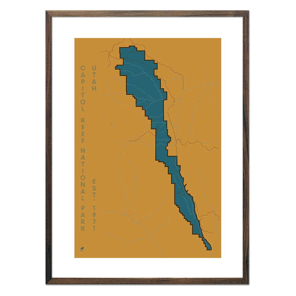Capitol Reef National Park Map - Muir Way - National Park