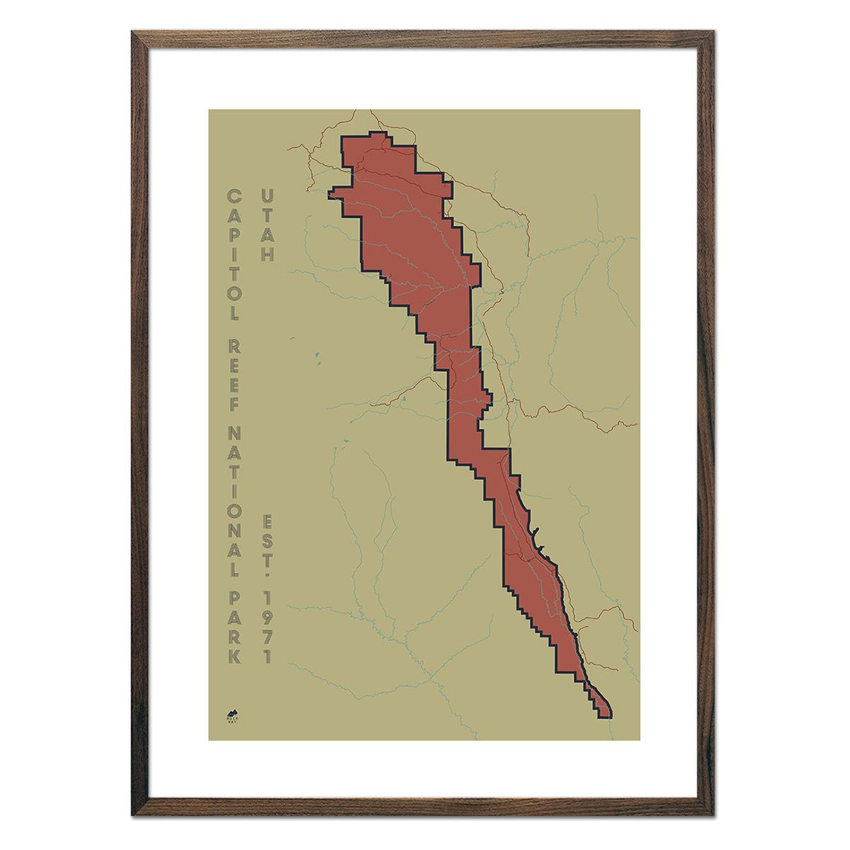 Capitol Reef National Park Map - Muir Way - National Park