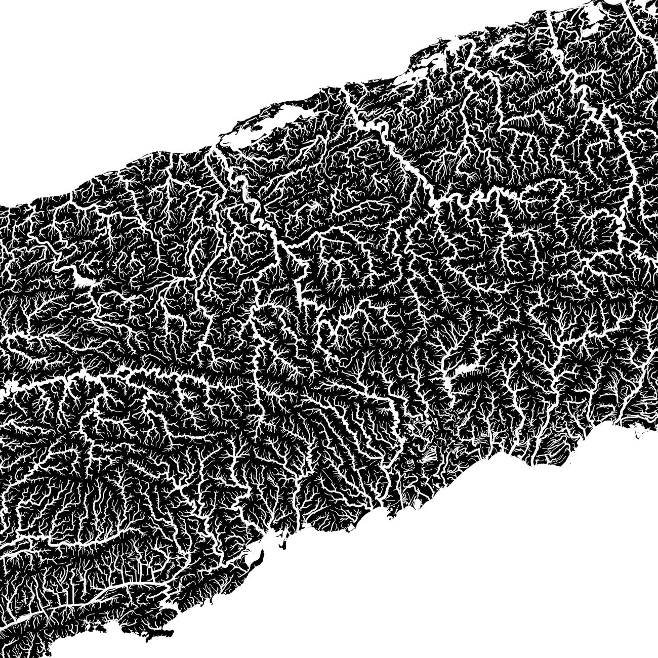 Caribbean Regional Hydrological Map - Muir Way - Hydrology