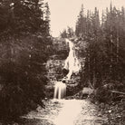 Cascade from Mount Blackmore, Yellowstone 1873 - Muir Way - Photograph