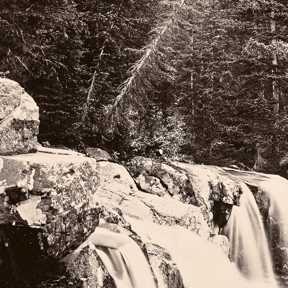 Cascade from Mount Blackmore No. 2, Yellowstone 1873 - Muir Way - Photograph