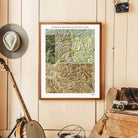 North Cascades Shaded Relief Map - Muir Way - Relief Series