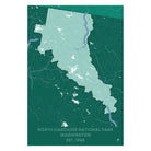 North Cascades National Park Map - Muir Way - National Park