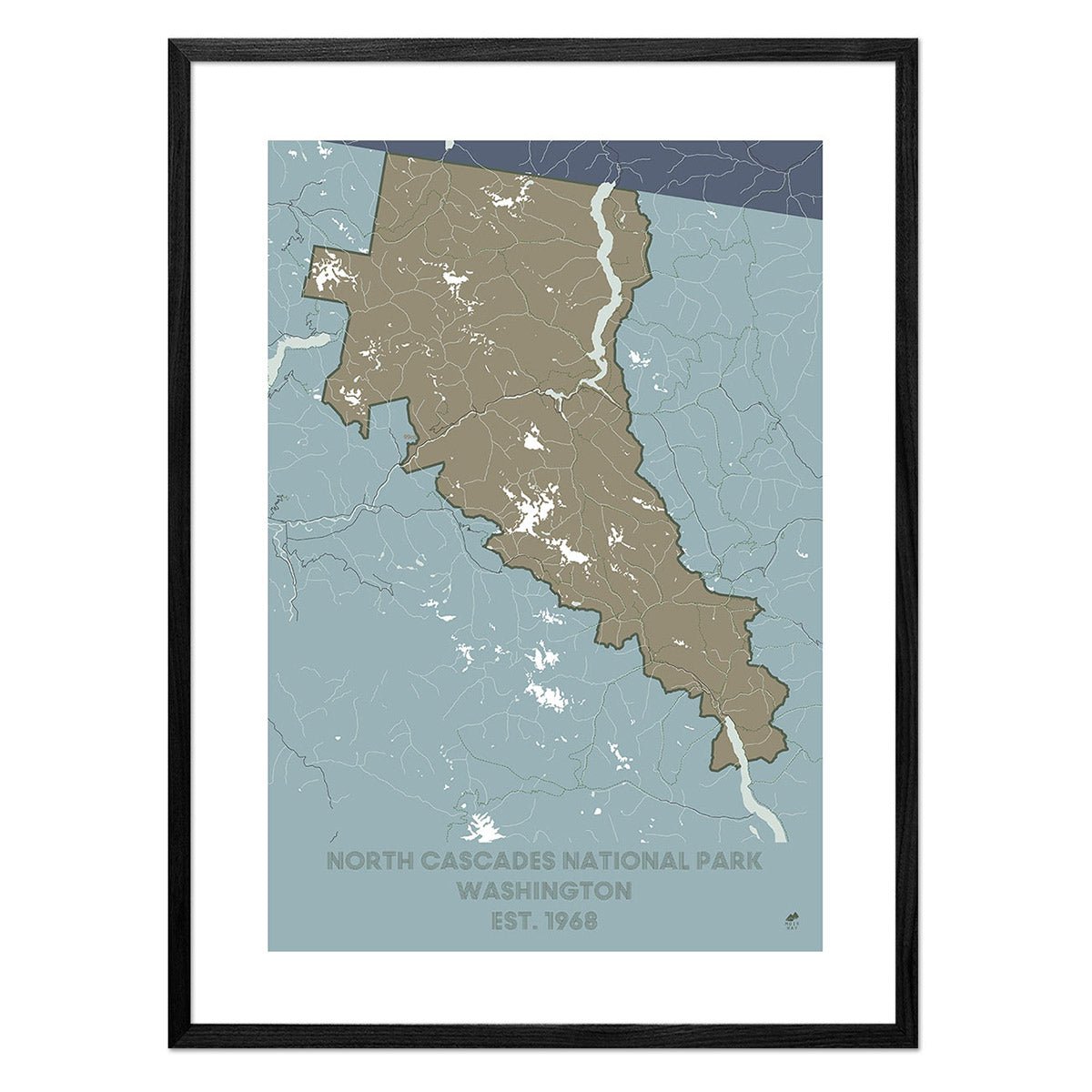 North Cascades National Park Map - Muir Way - National Park