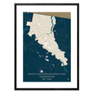 North Cascades National Park Map - Muir Way - National Park