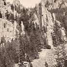 Castellated Walls of Gallatin Canyon, Yellowstone 1873 - Muir Way - Photograph