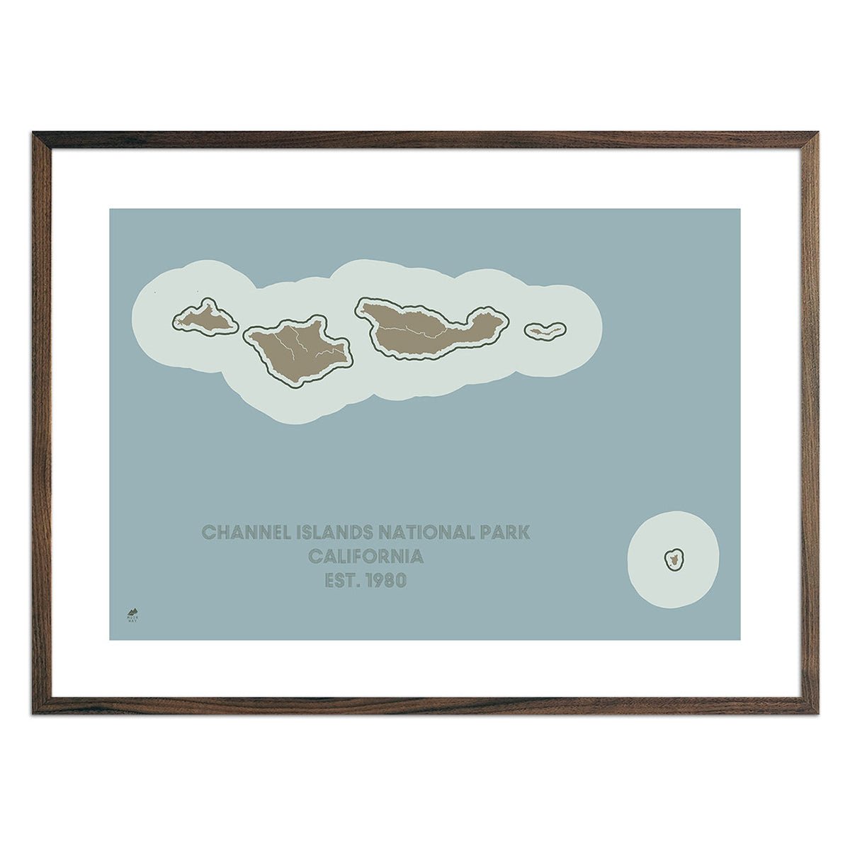 Channel Islands National Park Map - Muir Way - National Park