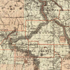 Colorado 1879 Map - Muir Way - Vintage Map
