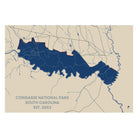 Congaree National Park Map - Muir Way - National Park