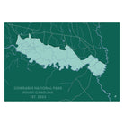 Congaree National Park Map - Muir Way - National Park