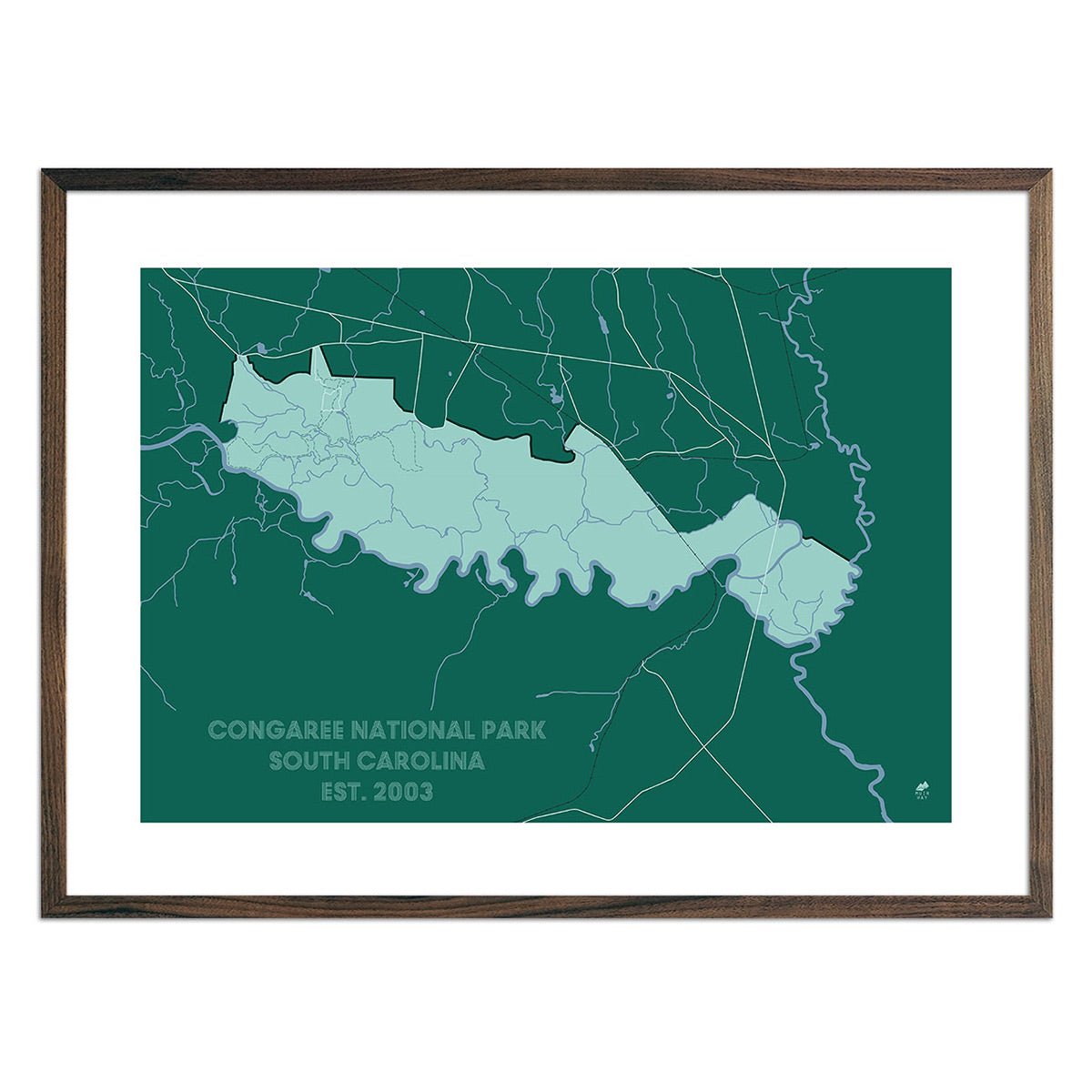 Congaree National Park Map - Muir Way - National Park
