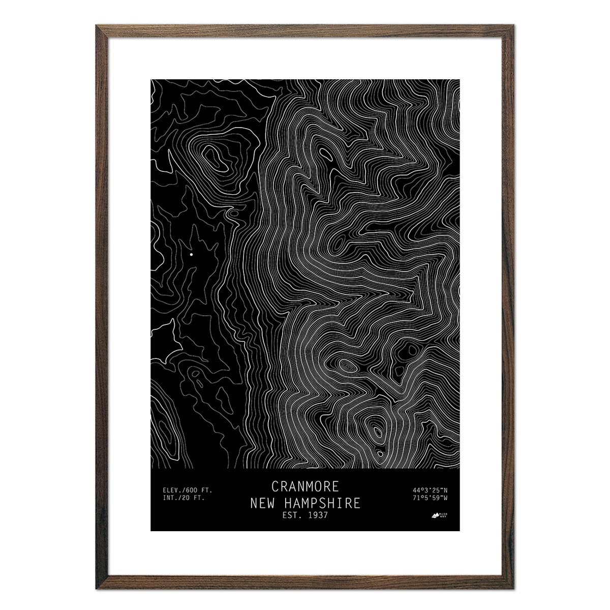 Cranmore, New Hampshire - Muir Way - TOPO Series