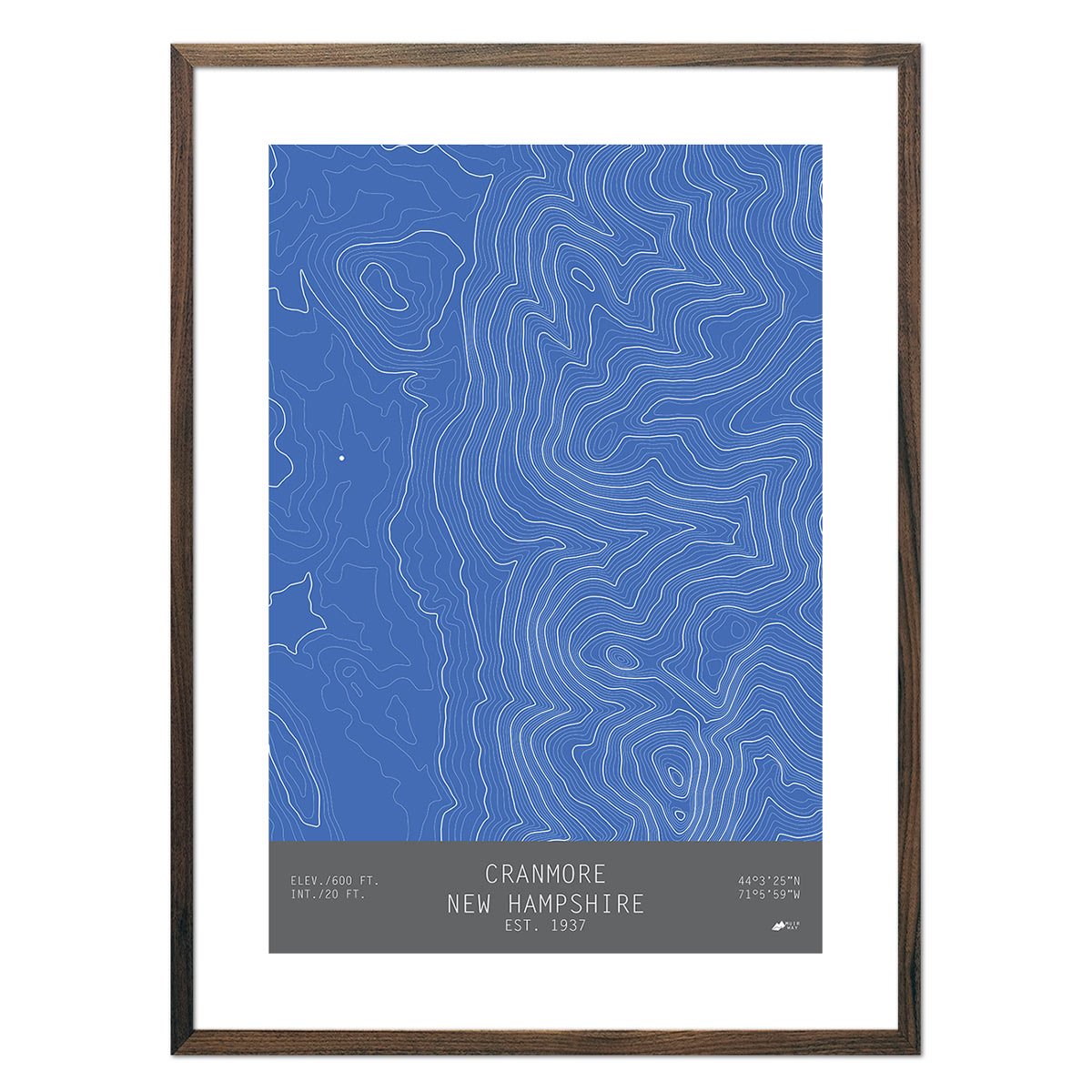 Cranmore, New Hampshire - Muir Way - TOPO Series