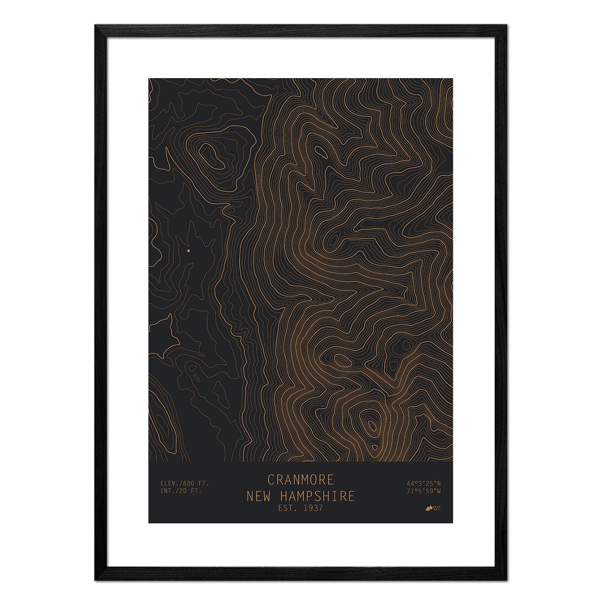 Cranmore, New Hampshire - Muir Way - TOPO Series