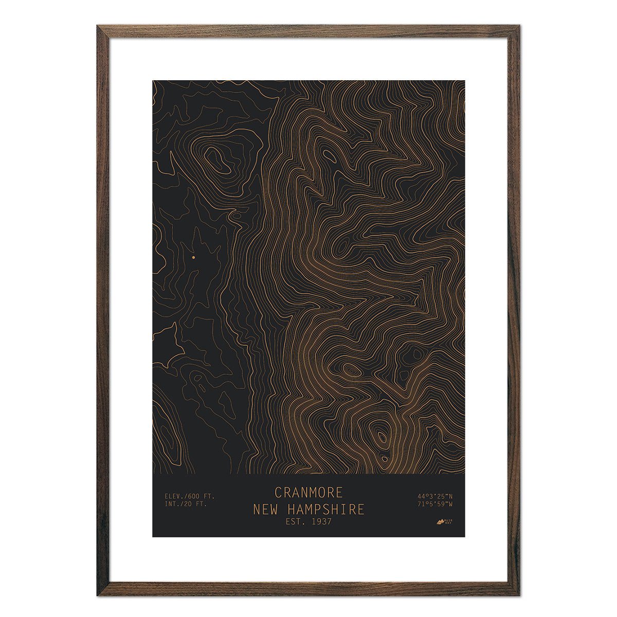 Cranmore, New Hampshire - Muir Way - TOPO Series
