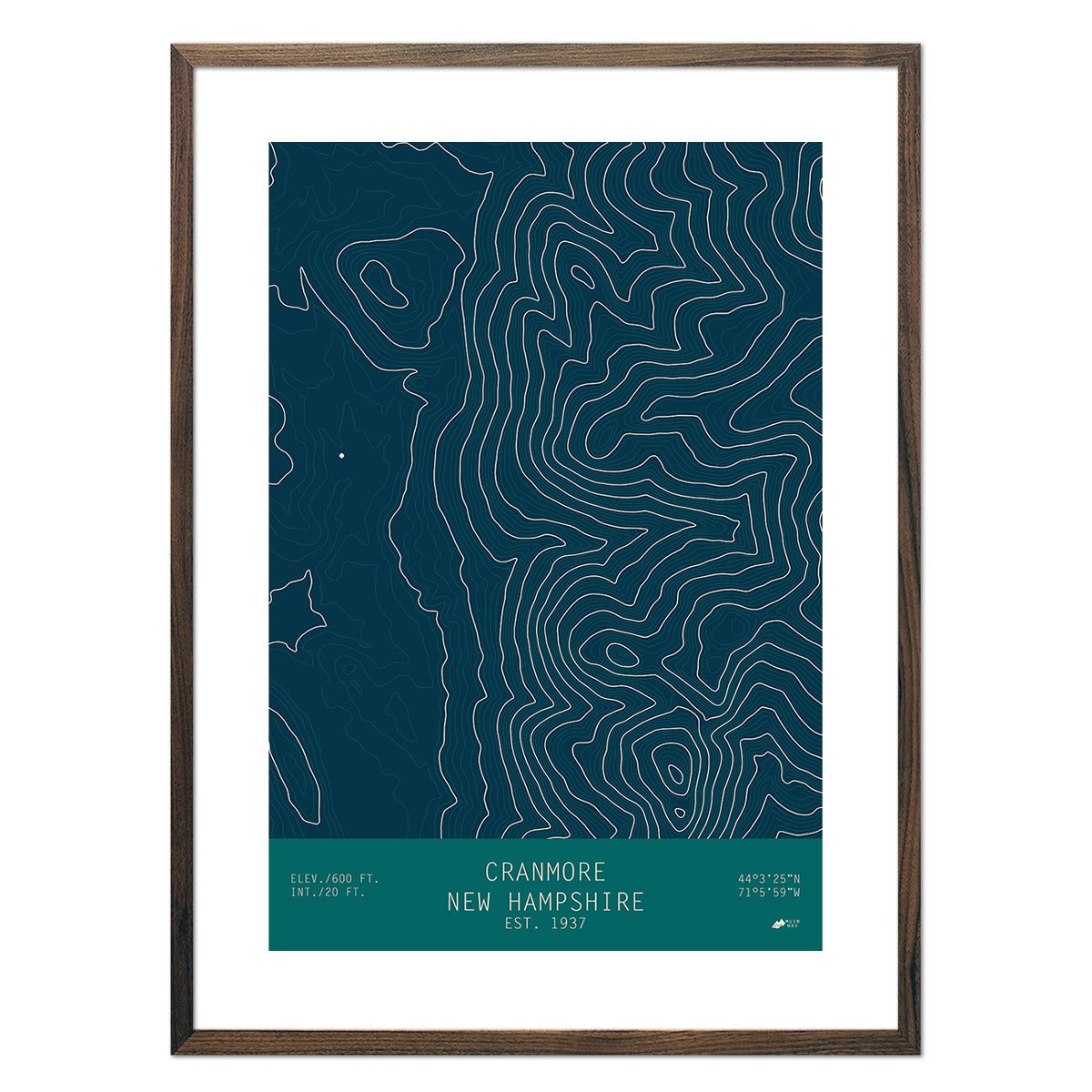 Cranmore, New Hampshire - Muir Way - TOPO Series