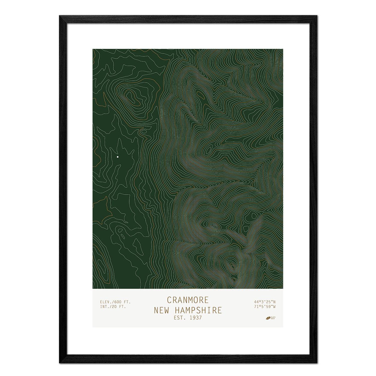 Cranmore, New Hampshire - Muir Way - TOPO Series