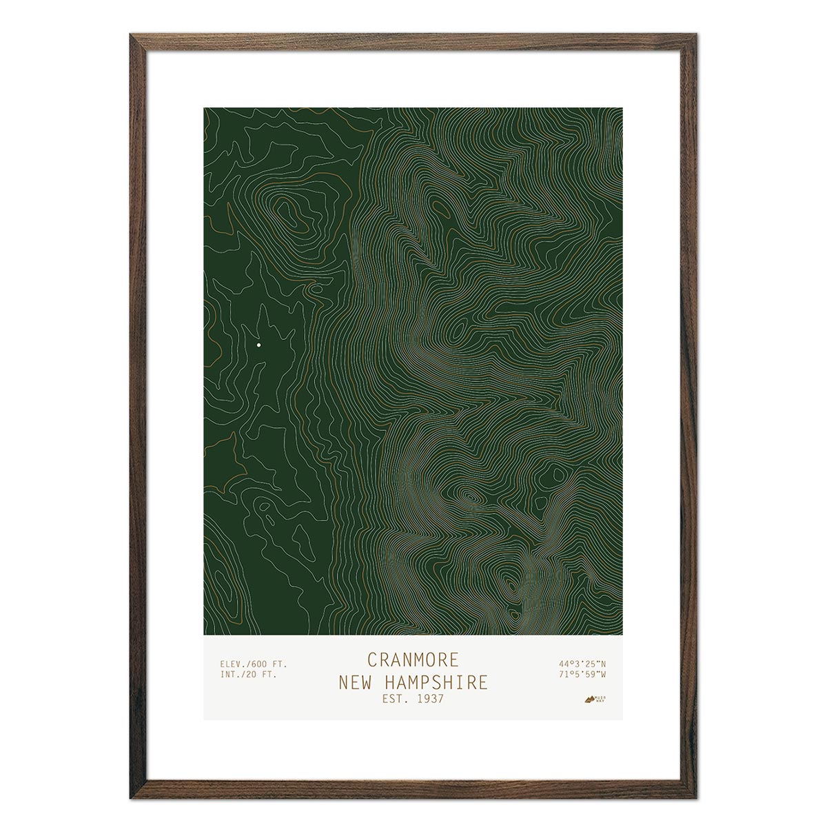 Cranmore, New Hampshire - Muir Way - TOPO Series