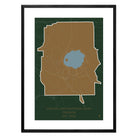 Crater Lake National Park Map - Muir Way - National Park