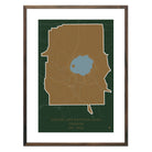 Crater Lake National Park Map - Muir Way - National Park