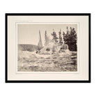 Crater of the Grotto Geyser, Yellowstone 1873 - Muir Way - Photograph