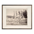 Crater of the Grotto Geyser, Yellowstone 1873 - Muir Way - Photograph