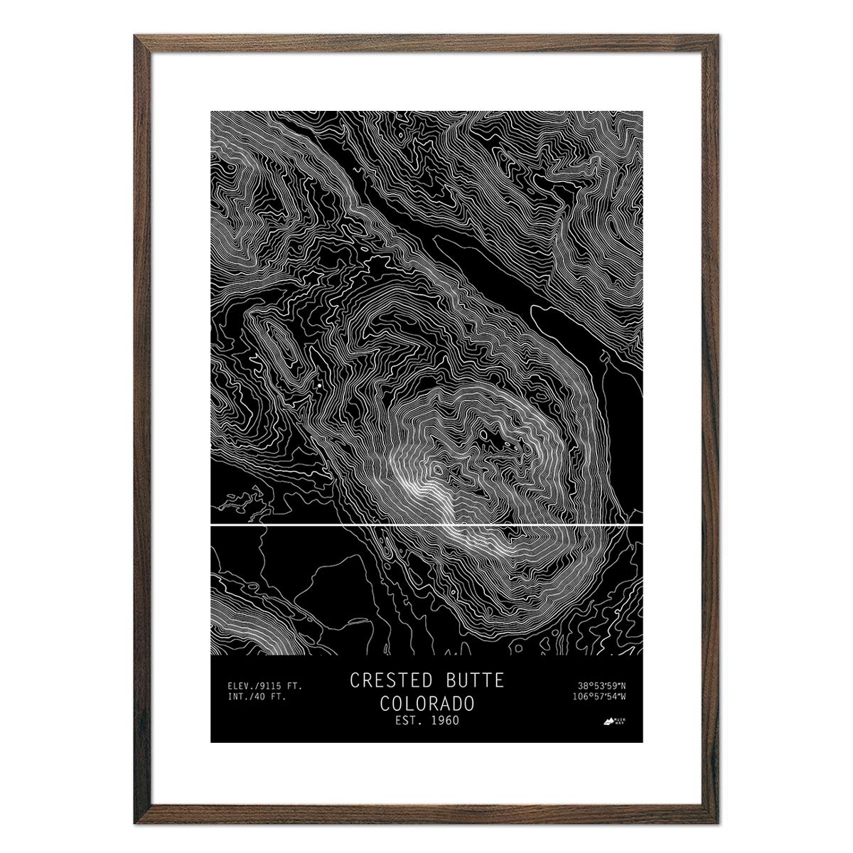 Crested Butte, Colorado - Muir Way - TOPO Series