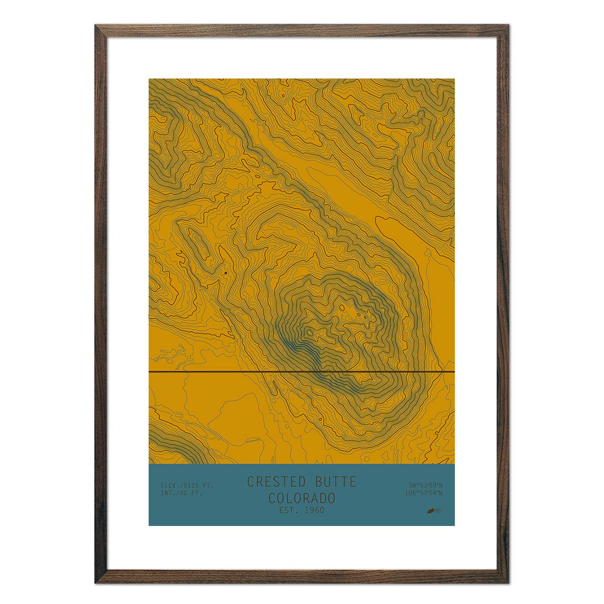 Crested Butte, Colorado - Muir Way - TOPO Series