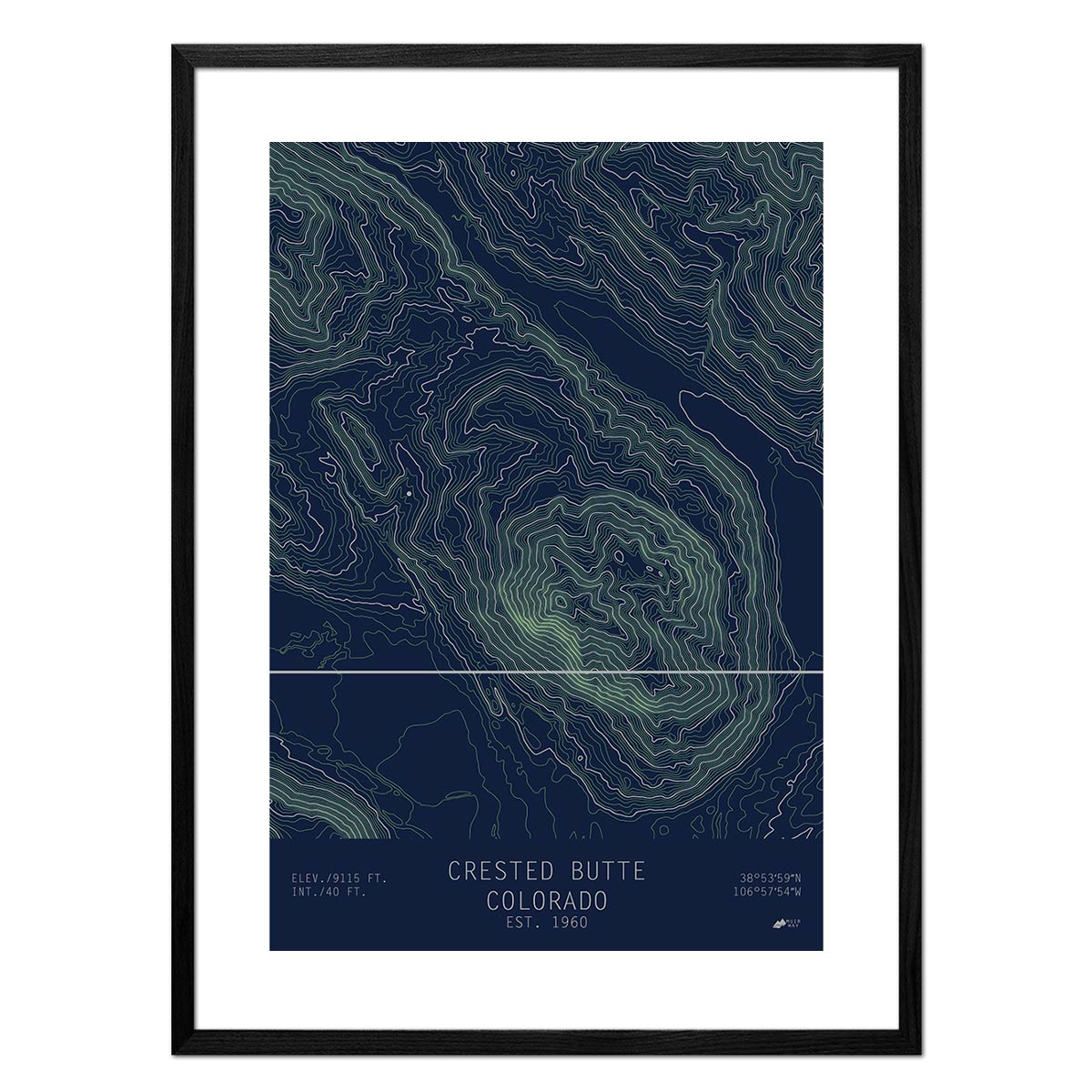 Crested Butte, Colorado - Muir Way - TOPO Series