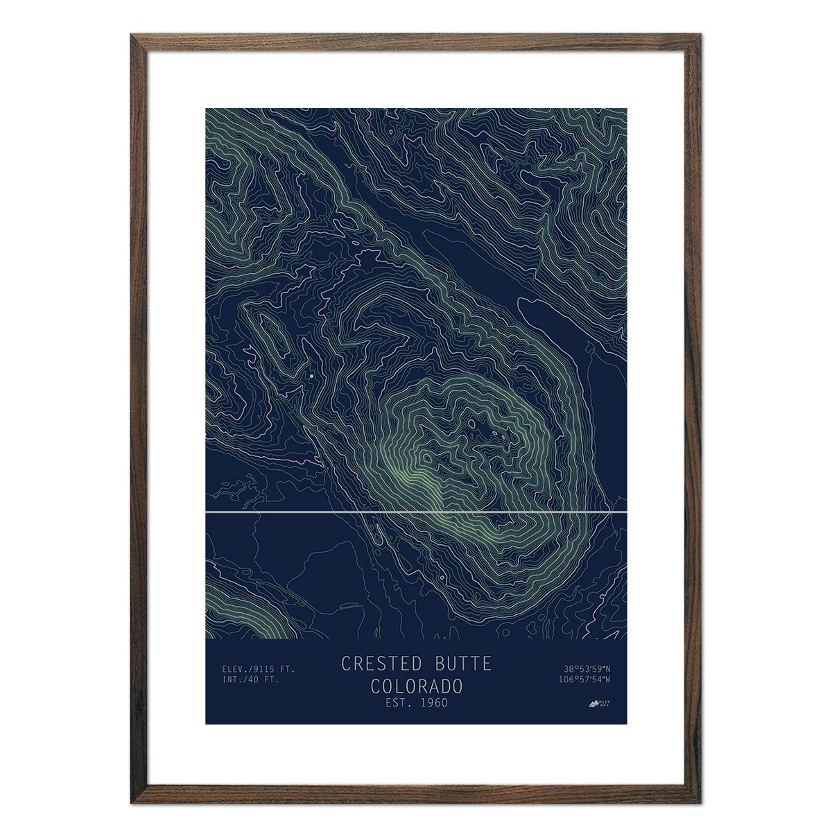 Crested Butte, Colorado - Muir Way - TOPO Series