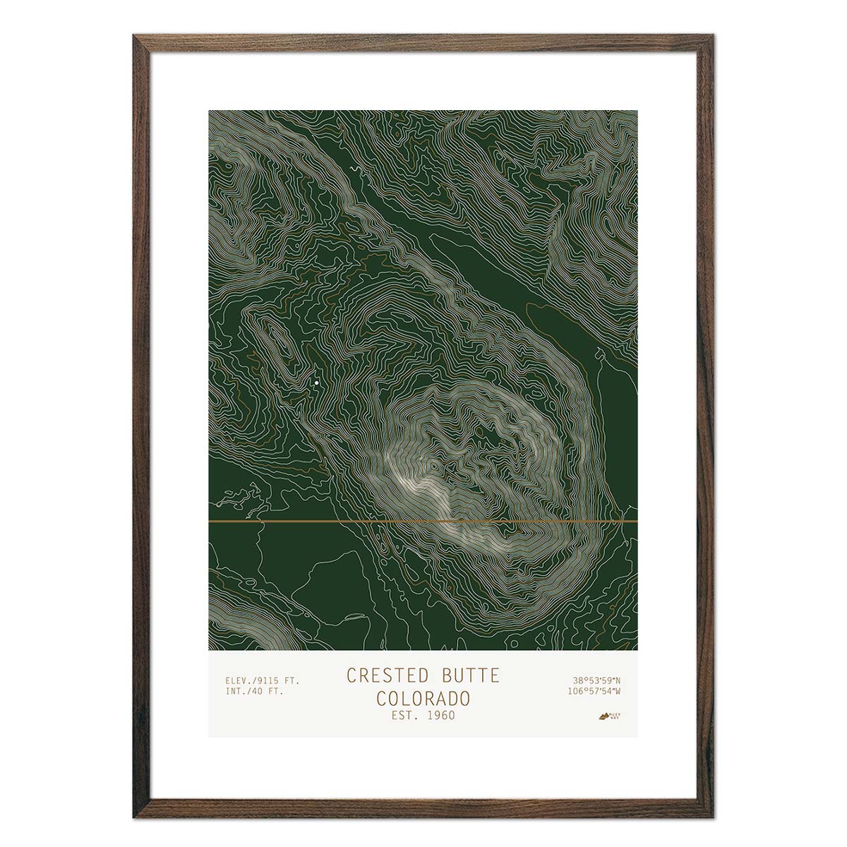 Crested Butte, Colorado - Muir Way - TOPO Series