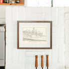 Cutting Humpback Whale Art Print - Muir Way - Fisheries