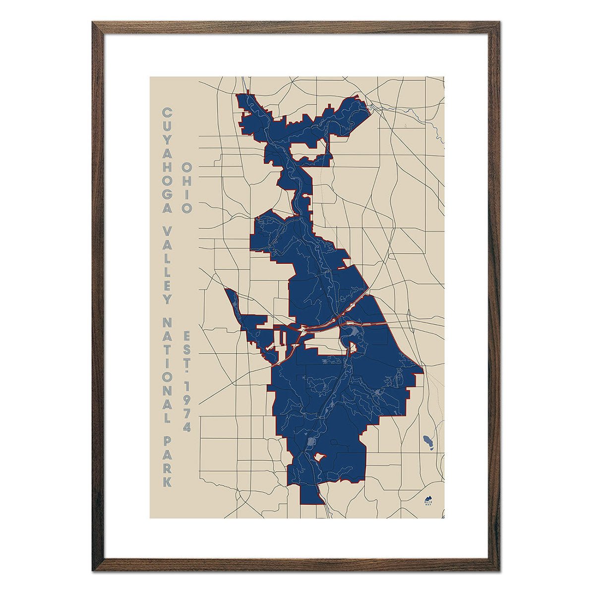 Cuyahoga Valley National Park Map - Muir Way - National Park