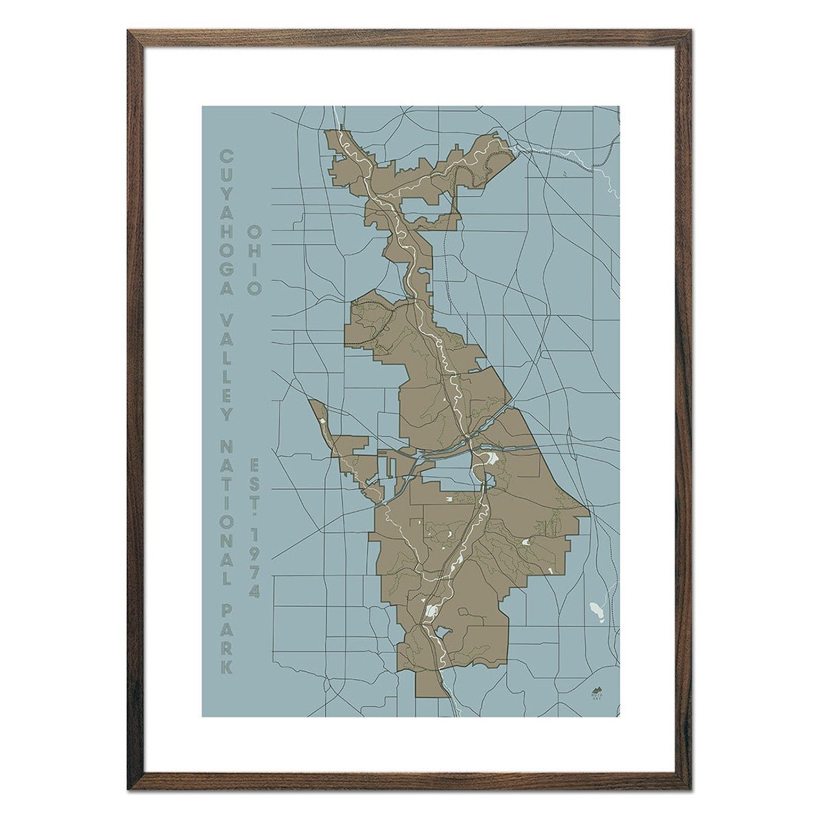 Cuyahoga Valley National Park Map - Muir Way - National Park