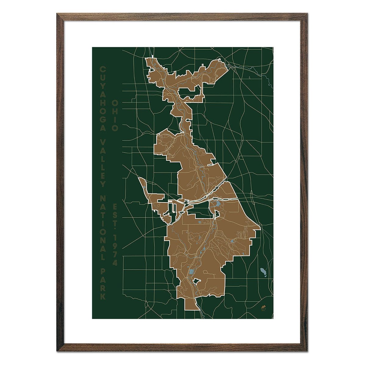 Cuyahoga Valley National Park Map - Muir Way - National Park