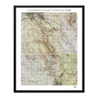 Cuyahoga Valley Shaded Relief Map - Muir Way - Relief Series
