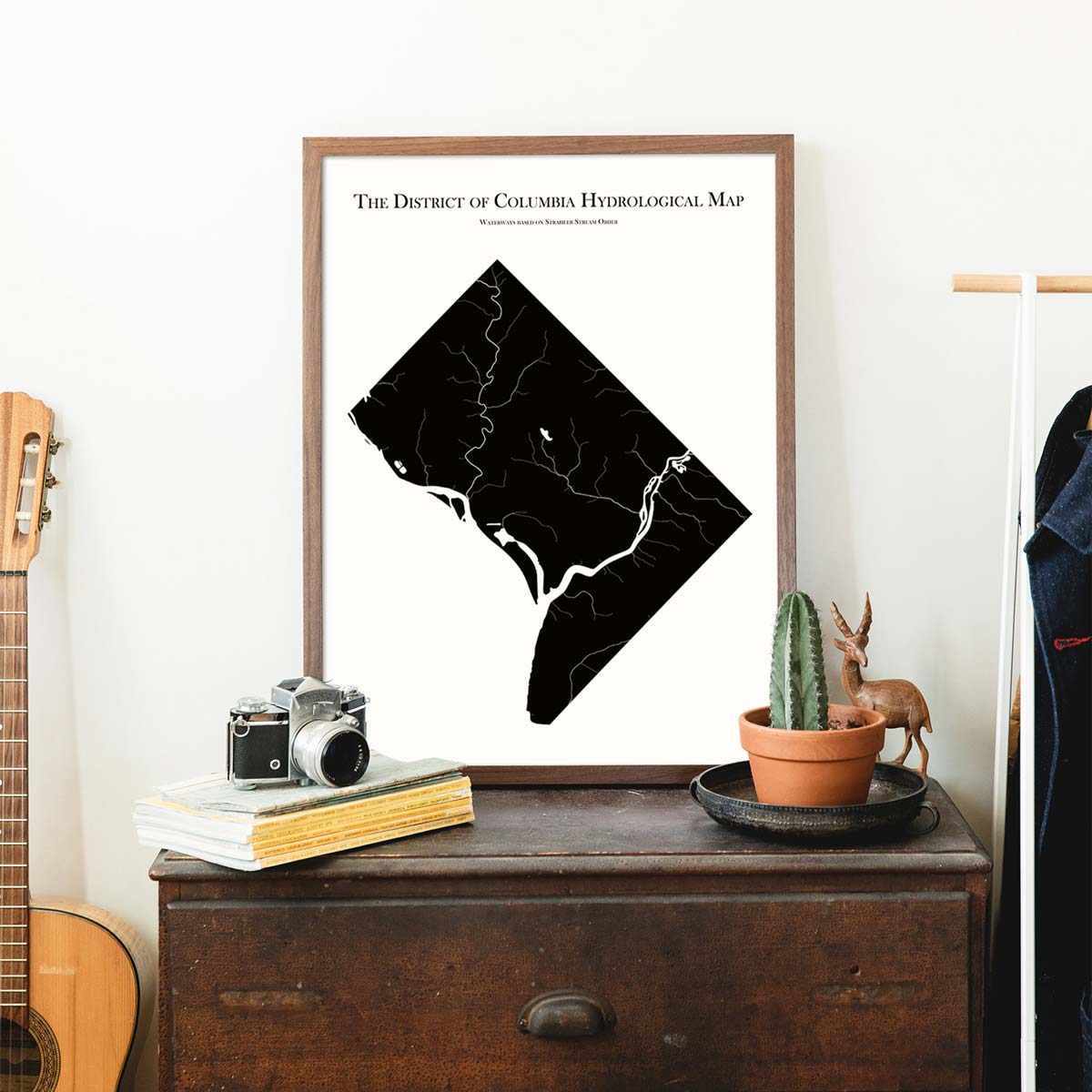 Washington D.C. Hydrological Map - Muir Way - Hydrology